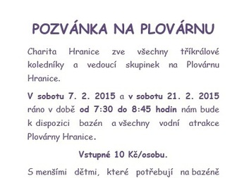 Na Plovárně s tříkrálovými koledníčky