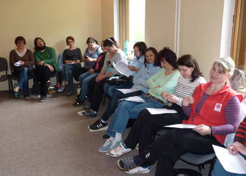 Setkání pracovníků Charity na Rusavě