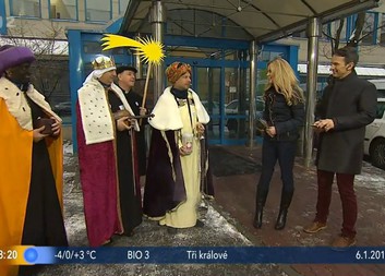 Koledníci vystoupili v České televizi