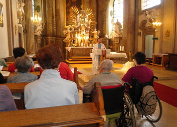 Charitní pouť na Svatý Kopeček u Olomouce
