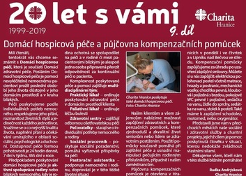 Informujeme o nás v Hranickém zpravodaji