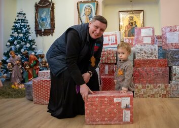 Vánoční balíčky cestují na Ukrajinu