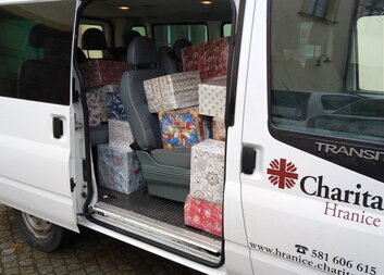 Vaše dárky míří k dětem na Ukrajinu